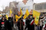 حضور پرشکوه و انقلابی هیئات مذهبی استان قم در راهپیمایی ۲۲ بهمن ماه ۱۳۹۷
